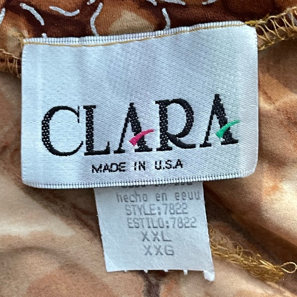 NWT Clara Fashion  Abstract Print Sleeveless Top Sz XXL - Picture 4 of 17